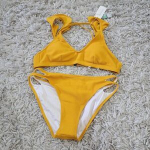 Yellow Bikini set nwt